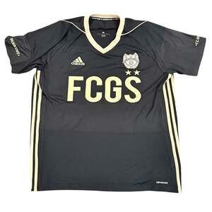 Men’s Adidas FC Golden State Black Gold Soccer Jersey Size Large #15